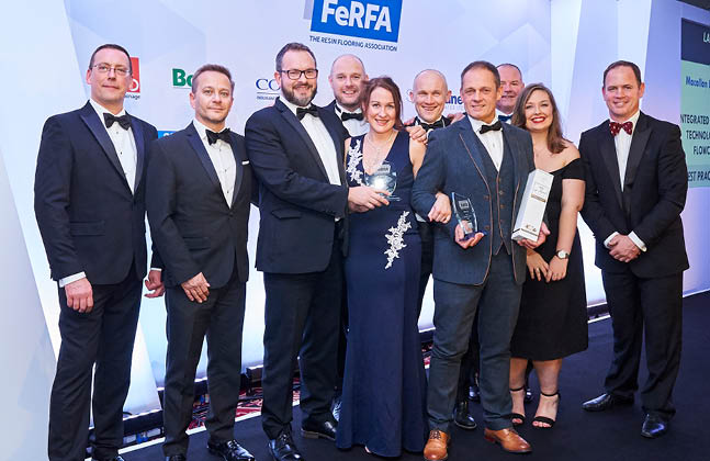 Large Wins for Flowcrete UK at the FeRFA Awards 2018