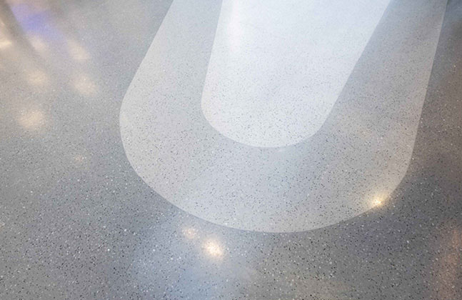 Flowcrete India’s terrazzo flooring range Mondéco provides unlimited design potential