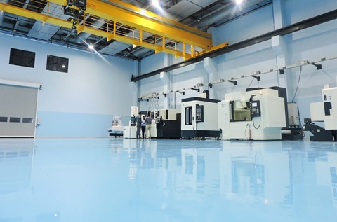 Manufacturing Site Protects Floor with Flowshield SL