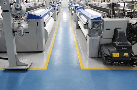 New Textile Facility Specifies Flowcrete Flooring